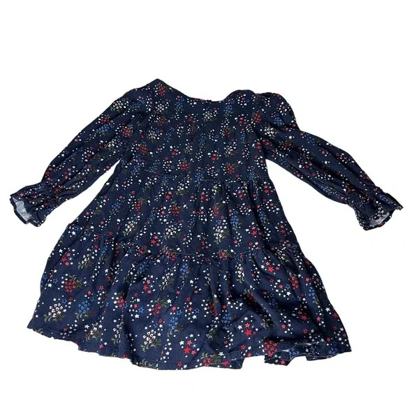 M&S Dresses M S Little Girls Navy Star Dress Size 67 Poshmark